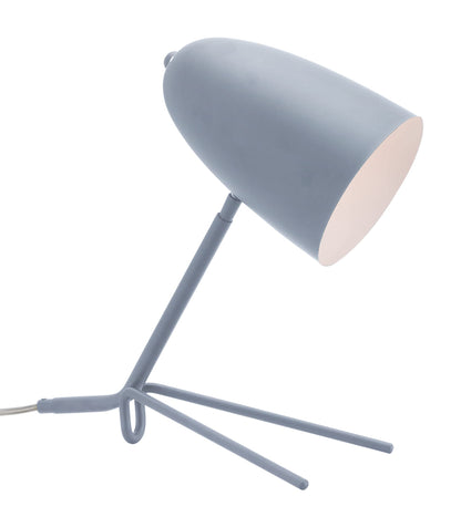 Rynx | Zuo Jamison Gray Metal Table Lamp - Modern Lighting for Home and Office Decor