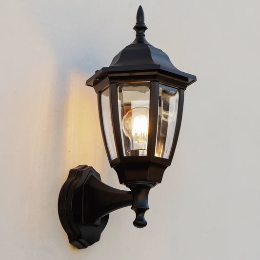 Rynx | Fudesy 1-Pack Black Outdoor Wall Lamp, 15 1/3", Dimmable LED Light Bulb Included, Anti