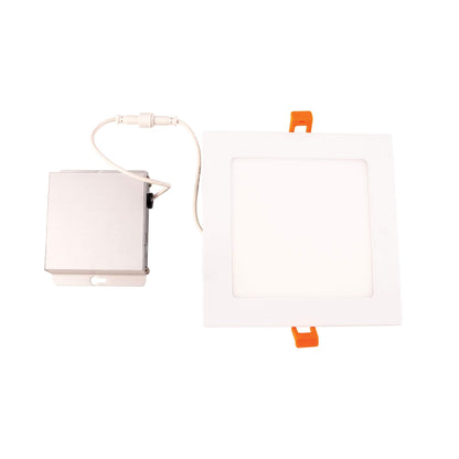 Rynx | Elk Lighting 6" White Integrated Led Recessed Light - Modern Square Fixture