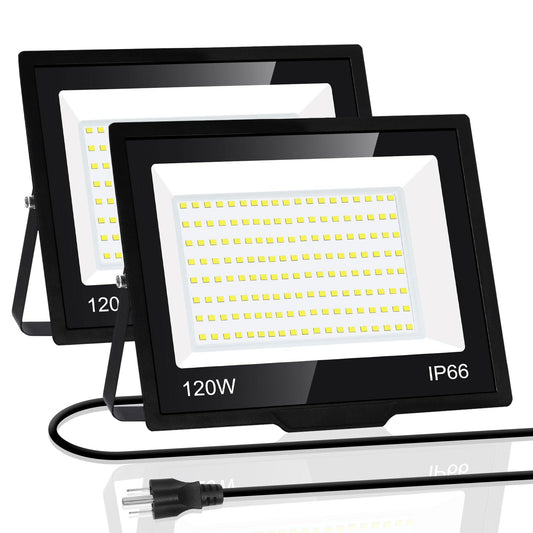 Rynx | Isuerfy 120W Led Floodlight Outdoor, 14400Lm, Ip66 Waterproof, 5000K Daylight White,