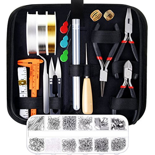 Rynx | AL-Tools Jewelry Making Supplies Kit with Jewelry Tools, Jewelry Wires and Jewelry Findings for Jewelry Repair and Beading