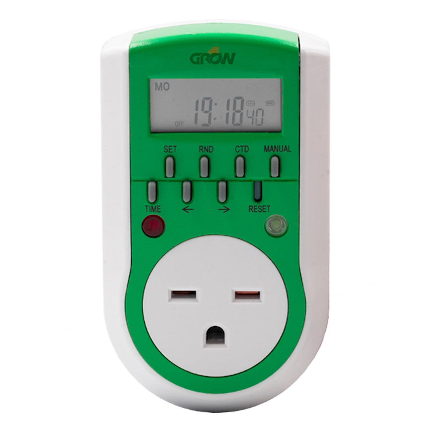 Rynx | Grow1 240V Output Digital Timer, Single Output, 15A, Compatible With 220V, 230V & 240V Outputs, Great For Grow Lights, Reptile Cages & Aquarium Timers