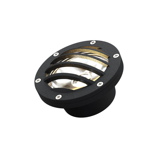 Rynx | Malibu Low Voltage Landscape Lighting 4W Led In Ground Outdoor 12V Warm White Waterproof Well Light, 200 Lumen Black Finish With Connectors For Garden Lights, Driveway, Garden, Black 1Pk