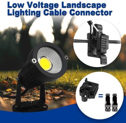 Rynx | Aizzkry Landscape Lights Connectors, Low Voltage Wire Connectors 12-18 Gauge, Waterproof, 12 Pack