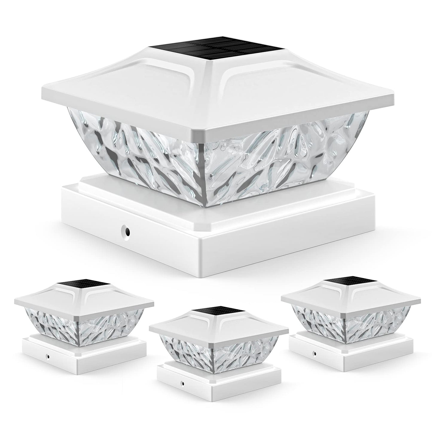 Rynx | Ensli Sol Post Hat Light 4 Pack - Waterproof, 2 Modes, Fits 4X4, 4.5X