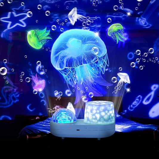 Rynx | Kelahouse Ocean Star Sky Night Light Projector, 360° Rotating Galaxy Lamp For Kids