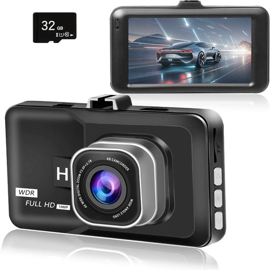 Rynx | Dash Cam Car Dash Camera, 1080P Ultra Wide Angle HD Lens, HD Night Vision Car Surveillance