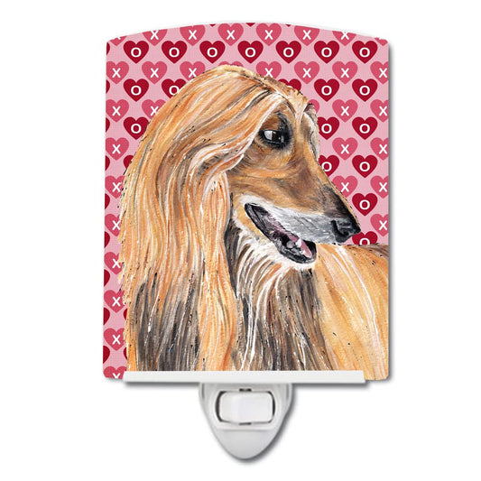 Rynx | Caroline'S Treasures Afghan Hound Ceramic Night Light, Multicolor, UL Certified, 6X4X3