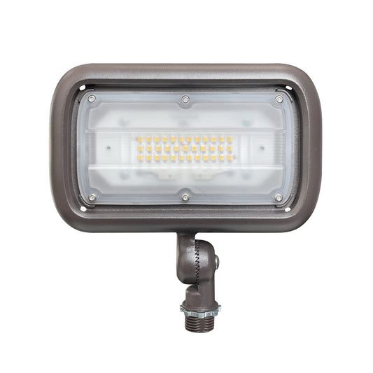 Rynx | Gkoled 30W Led Floodlight, Outdoor Security Lighting, Waterproof, 100W Psmh Replacement, 3000 Lumen, 4000K Cool White, 70Cri, 120-277V, 1/2" Ball Mount, Ul-Listed