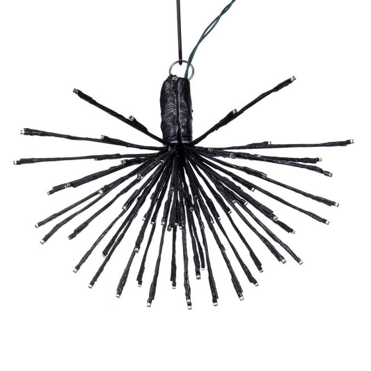 Rynx | Vickerman 80Lt X 16" Black Starburst Warm White 5Mm Glittering Led Lights.