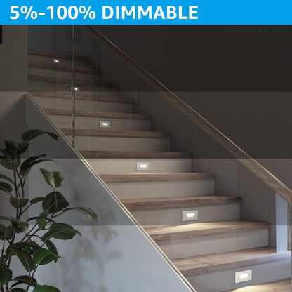 Rynx | Leonlite 5Cct Dimmable Led Stair Light, 3.5W, Ip65 Waterproof, Pack With