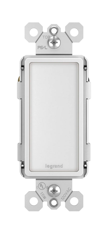 Rynx | Legrand Radiant Led Night Light Socket, Fully Adjustable, White, For Hallways & Stairs