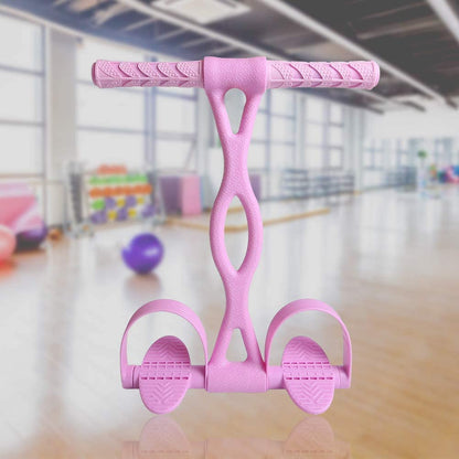 Rynx | MEYUEWAL Pedal Resistance Band with Grip Ring, Upgraded Natural & Eco-friendly Elastic Pull Band Fitness Sit-up Training at Home, for Abdomen, Waist, Arm, Yoga Stretching Slimming Workout