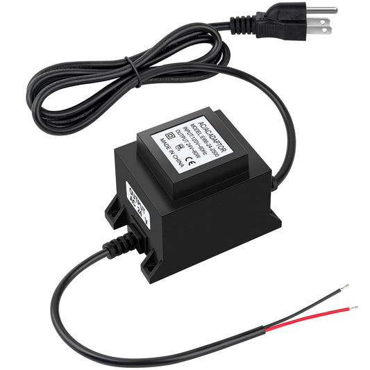Rynx | Karyoosi Outdoor Low Voltage Transformer 110/120V Ac To Ac 24V 2.5A 60W, Low Voltage Landscape Transformer, Power Supply Waterproof