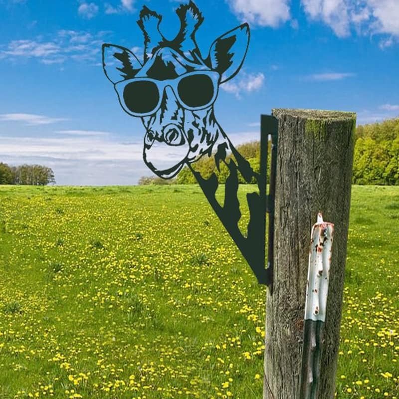 Rynx | Outdoor Garden Farm Spy Goat Metal Artwork Indoor Decor