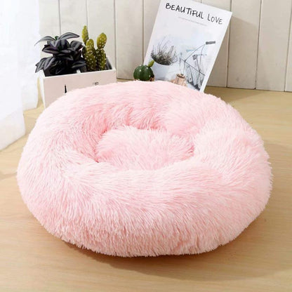 Rynx | PawNest Calming Donut Cat Bed | Round Plush Nest | Stress-Reducing & Cozy | Perfect for Cats & Small Dogs