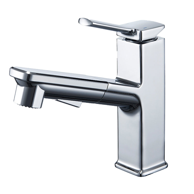 Rynx | Contemporary Basin Mixer Lever Handles Low Arc Copper Basin Mixer