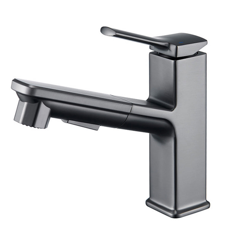 Rynx | Contemporary Basin Mixer Lever Handles Low Arc Copper Basin Mixer