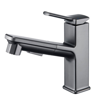 Rynx | Contemporary Basin Mixer Lever Handles Low Arc Copper Basin Mixer