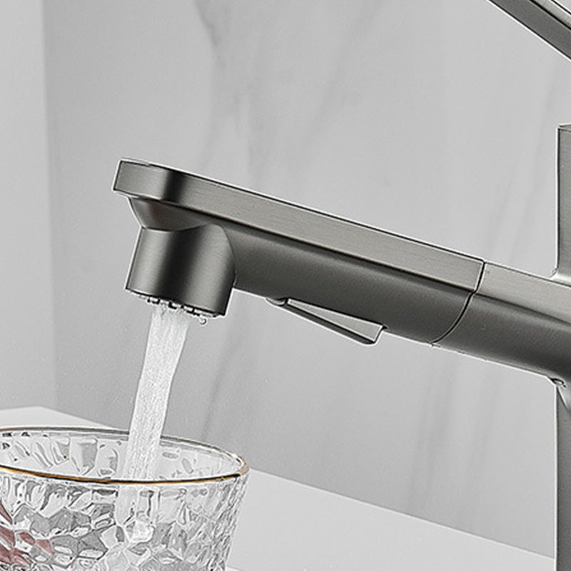 Rynx | Contemporary Basin Mixer Lever Handles Low Arc Copper Basin Mixer