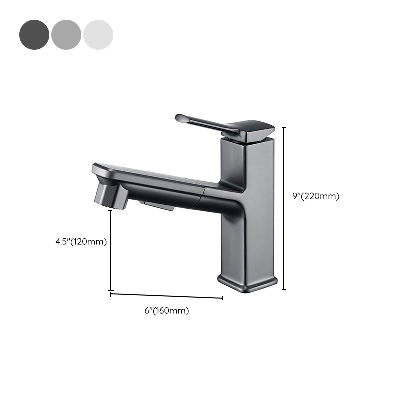 Rynx | Contemporary Basin Mixer Lever Handles Low Arc Copper Basin Mixer