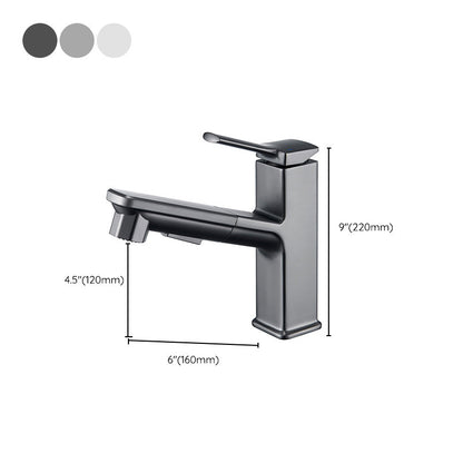 Rynx | Contemporary Basin Mixer Lever Handles Low Arc Copper Basin Mixer