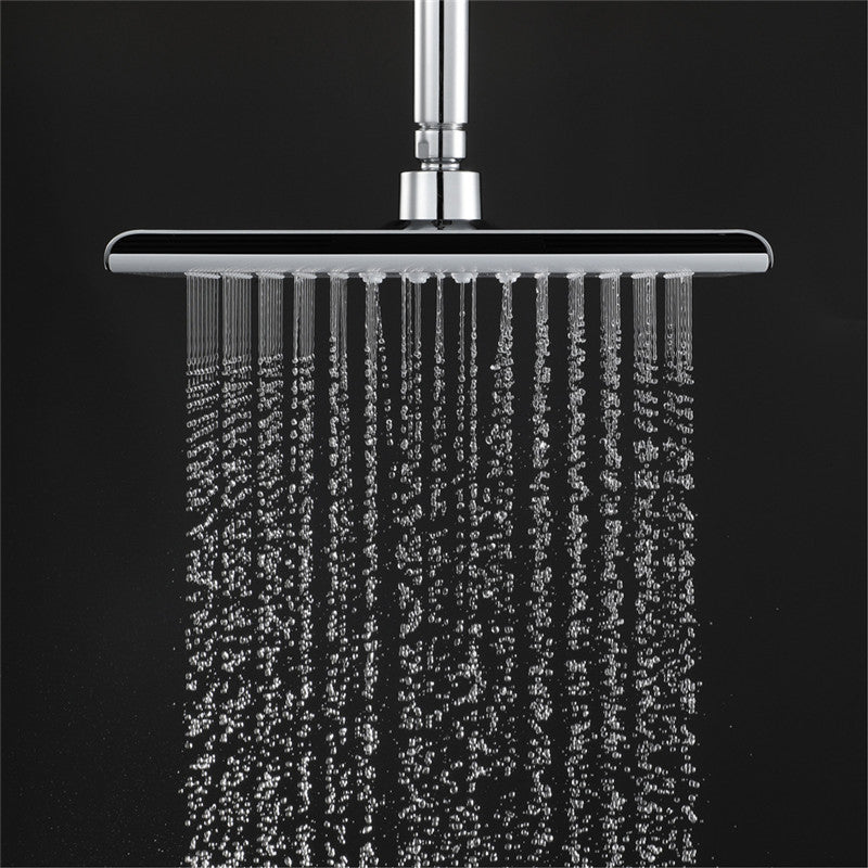Rynx | Rectangular Fixed Shower Head Traditional Ceiling Mounted Shower Head