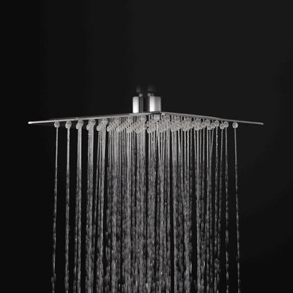 Rynx | Metal Fixed Shower Head Modern Bathroom Ceiling Mount Shower Head