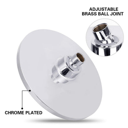 Rynx | Round Dual Shower Heads Traditional Style Wall Mounted Dual Shower