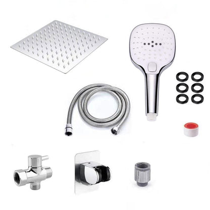 Rynx | Traditional Dual Shower Head Square Wall Mounted Dual Shower