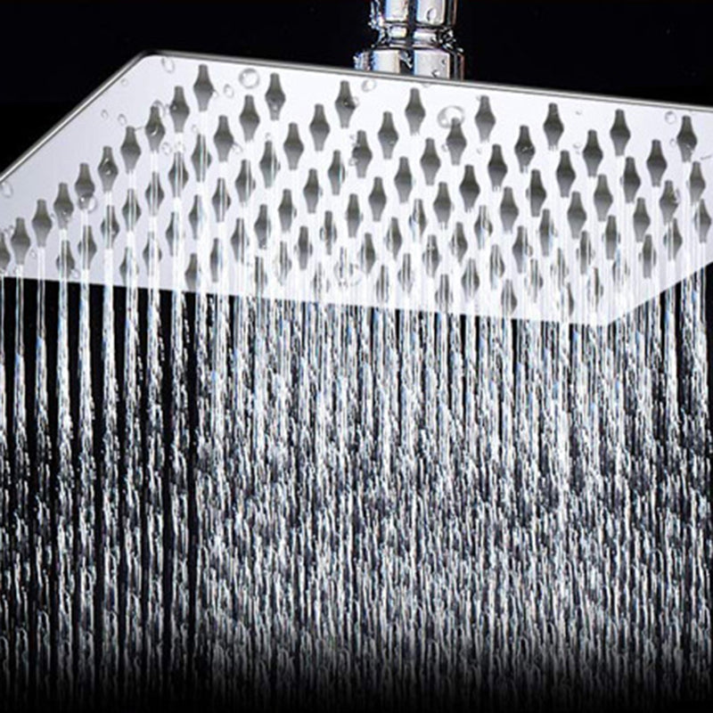 Rynx | Square Dual Shower Head Traditional Wall Mounted Metal Dual Shower Head