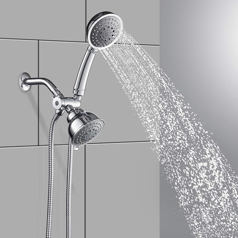 Rynx | Traditional Dual Shower Heads Home Metal Round Shape Dual Shower