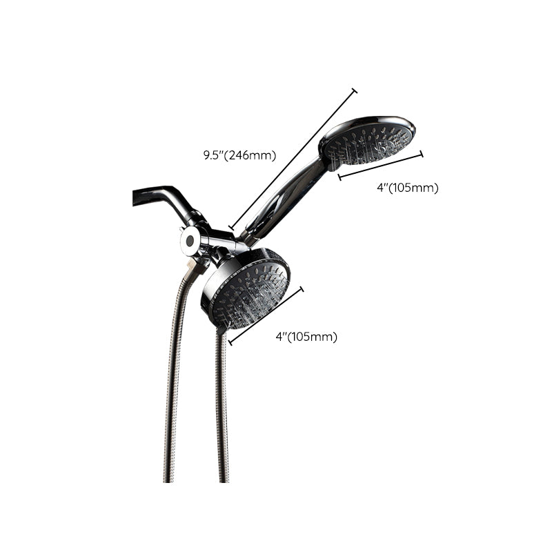 Rynx | Traditional Dual Shower Heads Home Metal Round Shape Dual Shower