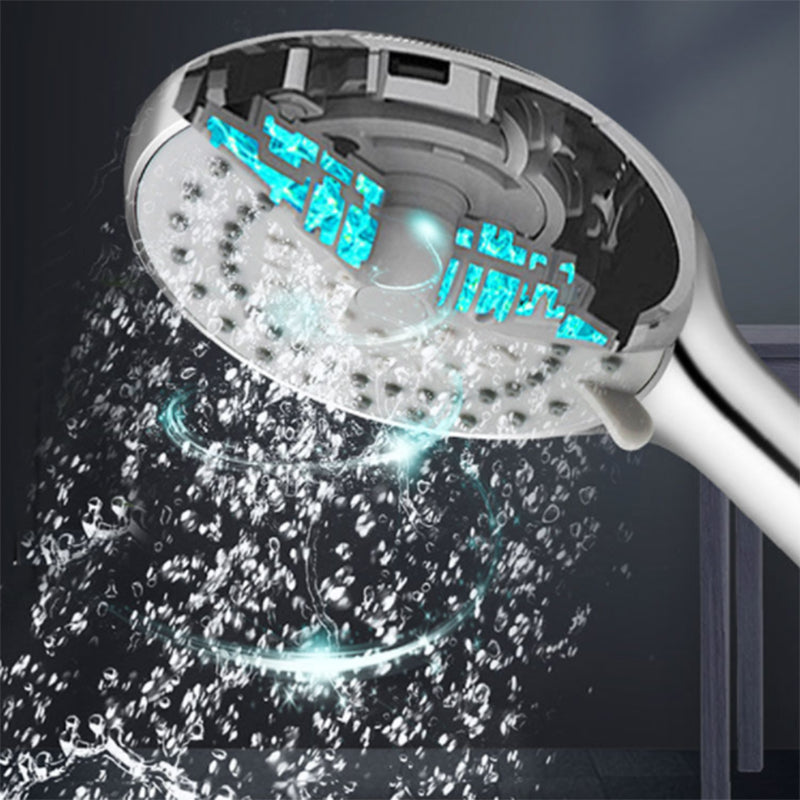 Rynx | Wall Mounted Round Shower Modern Style Metal Double Shower Heads