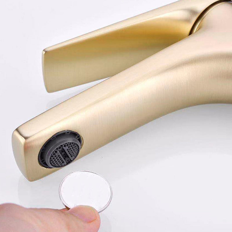Rynx | Contemporary Copper Vessel Faucet Low Arc Vessel Faucet