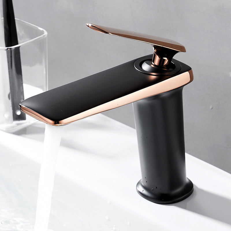 Rynx | Single Hole Bathroom Faucet 6.69" H Modern Luxury Sink Faucet