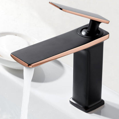 Rynx | Single Hole Bathroom Faucet 6.69" H Modern Luxury Sink Faucet
