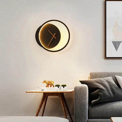 Rynx | TimeGlow - Modern LED wall clock with LED lighting