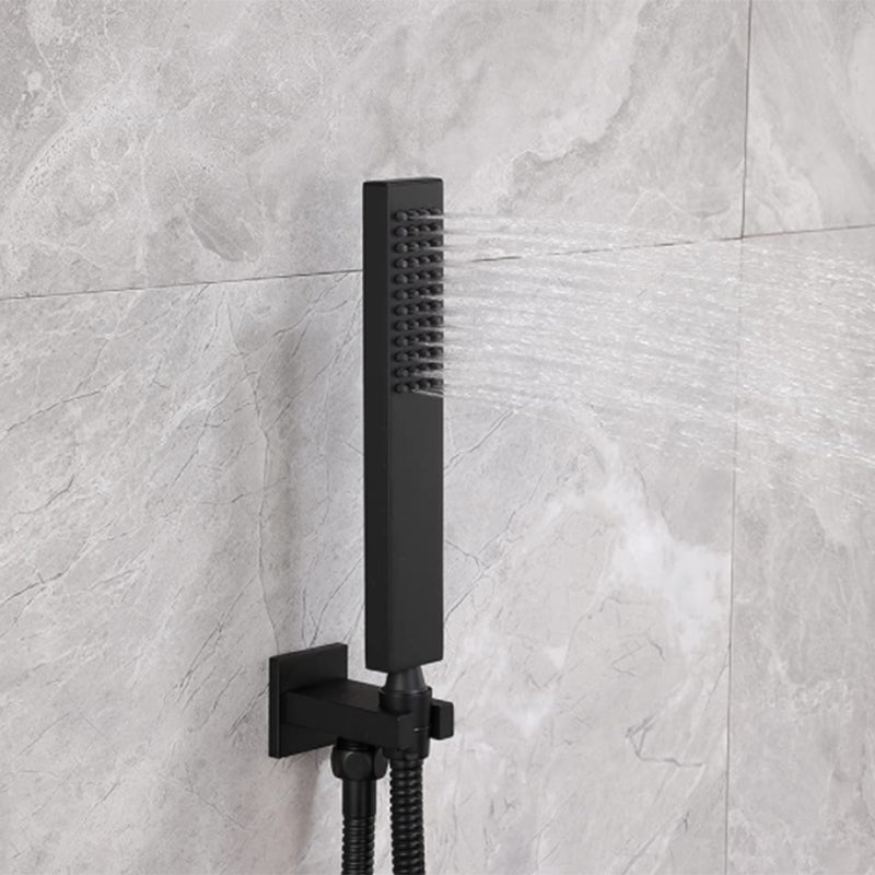 Rynx | Traditional Square Dual Shower Heads Metal Wall Mounted Dual Shower Heads