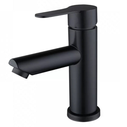 Rynx | Modern Silver Bathroom Faucet Single Handle Bathroom Tap with Lever Handle
