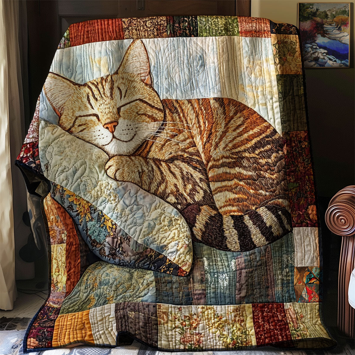 Rynx | Patchwork Sleeping Cat Blanket