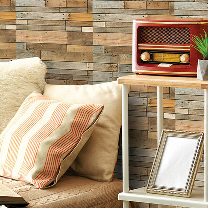 Rynx | 3D Wood Grain Wall Panel modern minimalist Home Living Room Bathroom Panel Wall (5-Pack)