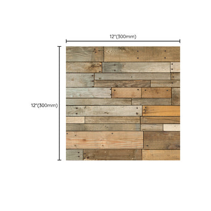 Rynx | 3D Wood Grain Wall Panel modern minimalist Home Living Room Bathroom Panel Wall (5-Pack)