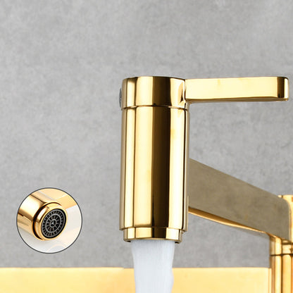 Rynx | Beautiful Wall-Mounted Brass Fixtures Stain-Resistant Wall-Mounted Bathroom Faucet