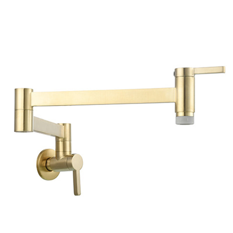 Rynx | Beautiful Wall-Mounted Brass Fixtures Stain-Resistant Wall-Mounted Bathroom Faucet