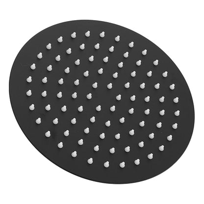 Rynx | Square and Round Shower Head made of Stainless Steel, Fixed Mounted Ceiling Shower Head in Black