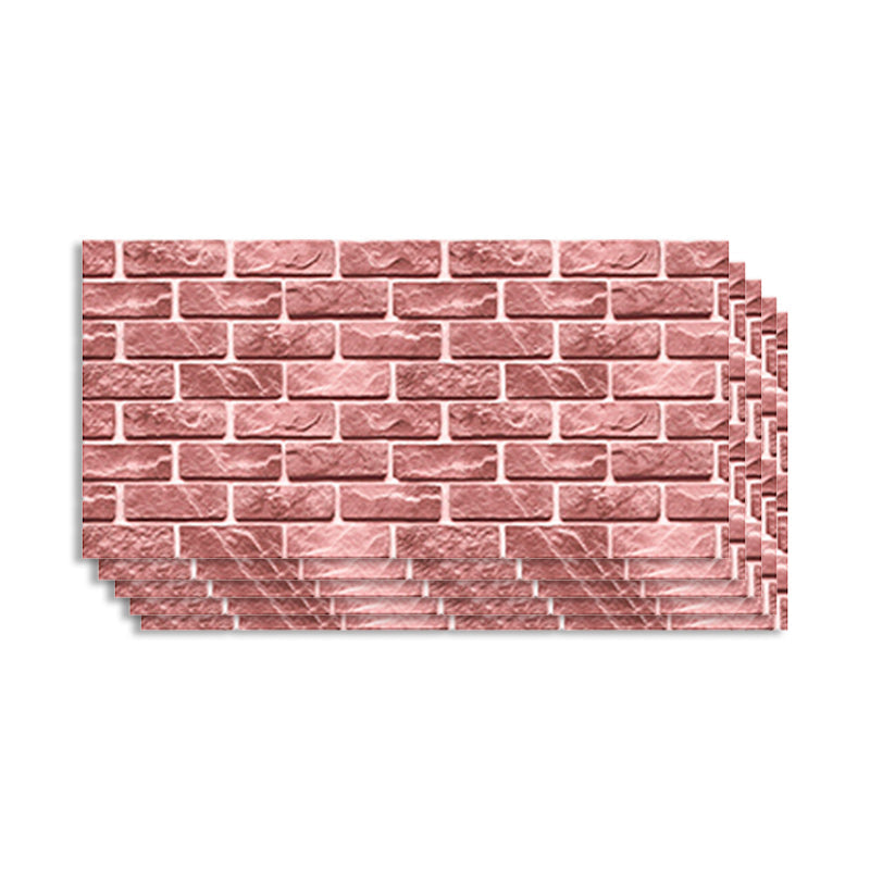 Rynx | Artificial Brick Wall Panel in Country House Style Simple Living Room Table (5-Pack)