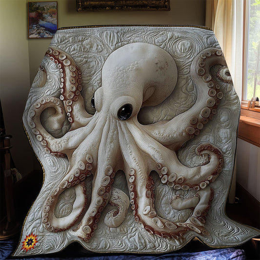 Rynx | White-Octopus-Quilt
