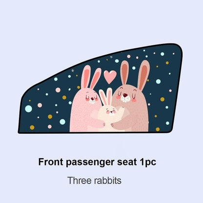 Rynx | Magnetic Curtain In The Car Window Sunshade Cover Cartoon Universal Side Window Sunshade UV Protection For Kid Baby Children