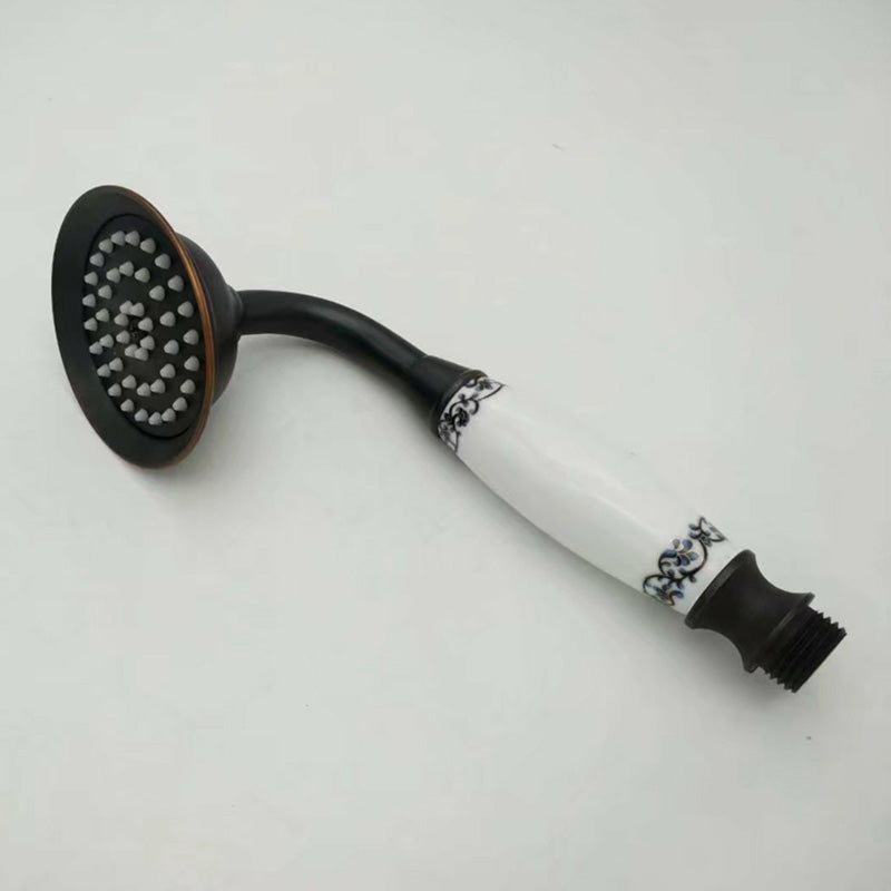 Rynx | Traditional Handheld Shower Head with Hose Polished Brass Wall Mounted Shower Head